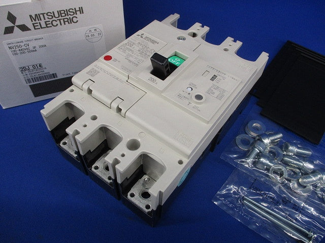 漏電遮断器 3P200A 100-440VAC 100・200・500ｍA NV250-CV3P3E200A