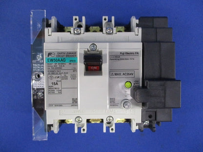 漏電アラーム遮断器 3P15A30ｍA AC100-230V EW50AAG3P15A