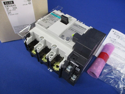 漏電アラーム遮断器 3P30A30ｍA AC100-230V EW50AAG3P30A