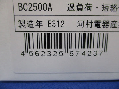 漏電ブレーカ 2P1E20A15mA AC100V ZCS2P1E20-15B