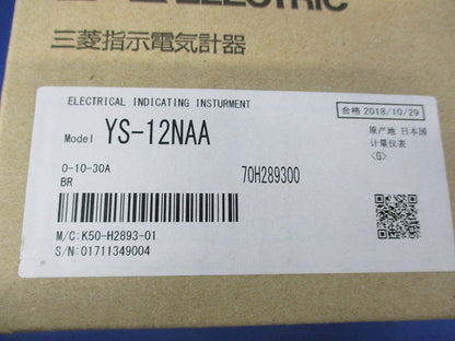 交流電流計 0-10-30A YS-12NAA