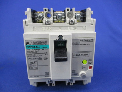 漏電遮断器 3P20A EW50AAG-3P020