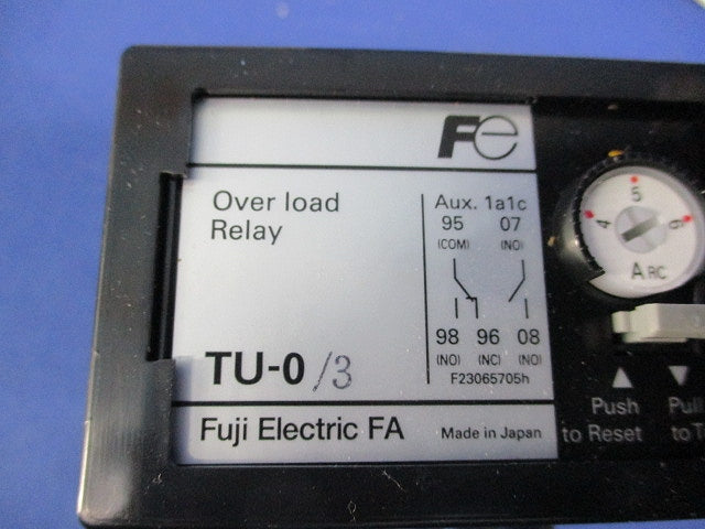サーマルリレー TU-0/3