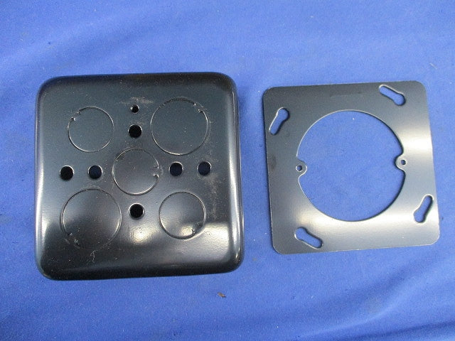塗装アウトレットボックス カバー付(10組入) DS37542B+DS43112B