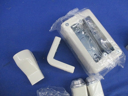 メタルモールA型付属品セット(混在6個入)(ミルキーホワイト) DZA151KE他