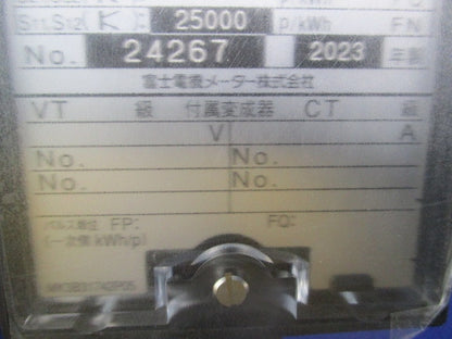 埋込形変成器付電力量計 F3G-RS22V形