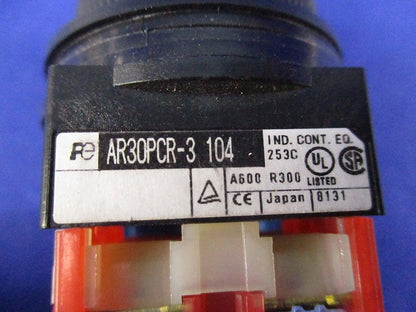 φ30セレクタスイッチ(3ノッチ) AR30PCR-3