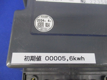 普通電力量計 交流三相3線式 200V60A50Hz A7EA-R