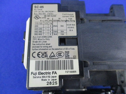 標準形電磁開閉器(1組入) SC-05+TKON TR13E