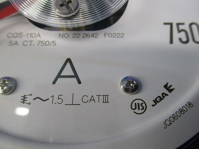 広角形交流電流計 CQS-110A