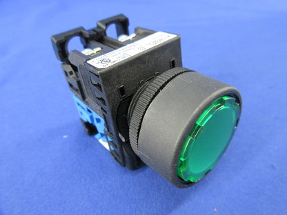 丸フレーム平形照光押しボタンスイッチφ22 AR22FOL E3