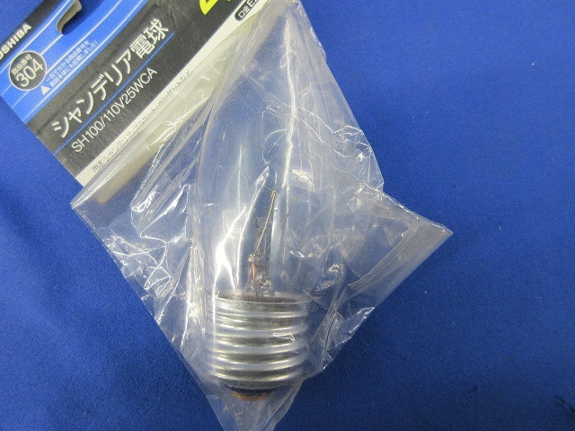 シャンデリア電球E26(4個入) SH100/110V25WCA