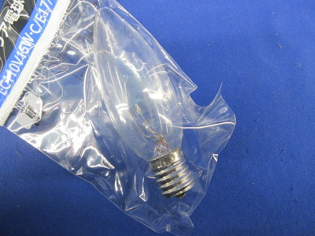 シャンデリア電球15形 E17(3個入) LC110V15W･C/E17/D