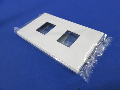 コンセントプレート1連用2口(2枚入)(ピュアホワイト) NKP-2UF