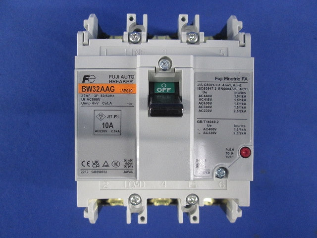 オートブレーカ 3P10A BW32AAG3P10A