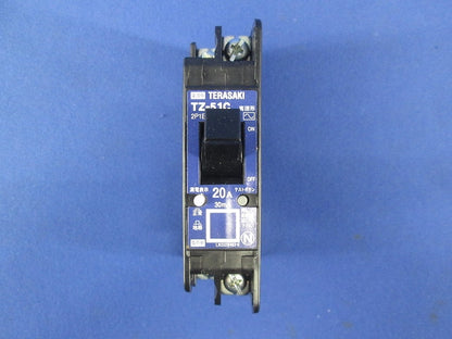 漏電遮断器 2P1E20A30mA AC100V TZ-51C2P1E