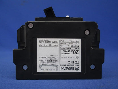 漏電遮断器 2P1E20A30mA AC100V TZ-51C2P1E