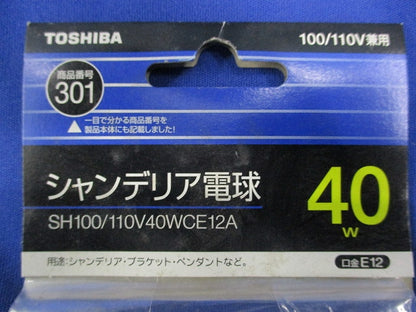 シャンデリア電球 E12(7個入) SH100/110V40WCE12A