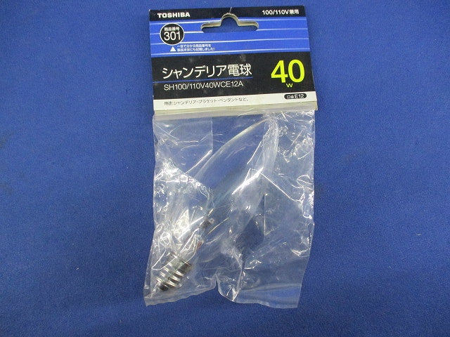 シャンデリア電球 E12(7個入) SH100/110V40WCE12A