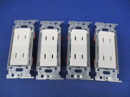 埋込ダブルコンセント 金属枠(4個入) JEC-BN-55