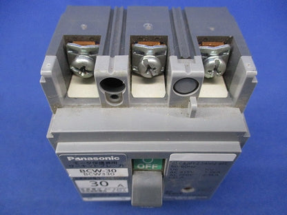 モータ保護用サーキットブレーカ3P30A(ジャンク品) BCW-30