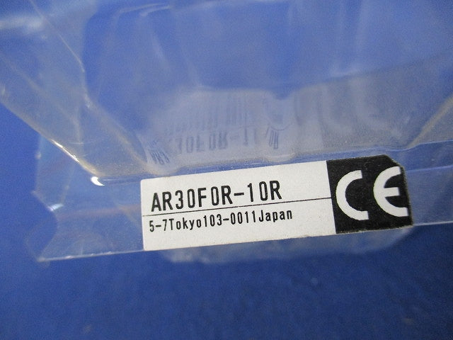 丸フレーム平形押しボタンスイッチφ30(赤) AR30F0R-10R