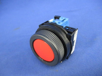 丸フレーム平形押しボタンスイッチφ30(赤) AR30F0R-10R