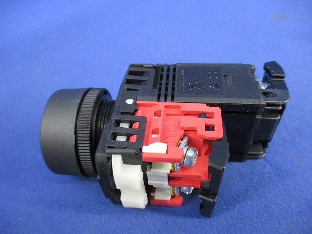 丸フレーム平形照光押しボタンスイッチφ22(ホワイト) AR22F0L-01M3W