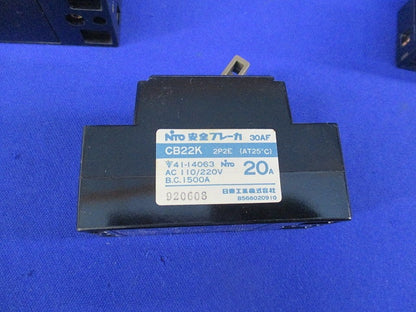安全ブレーカセット(混在4個入)(ジャンク品) CB22K他