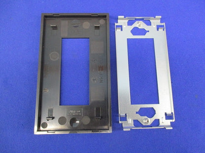 1連3口プレート(4枚入うち3枚未開封)(ソフトブラック) NKP-3UF