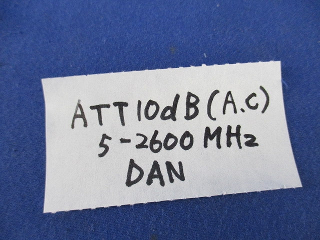 アッテネーター(6個入) ATT10DB(A.C)5-2600MHZ