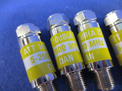 アッテネーター(6個入) ATT10DB(A.C)5-2600MHZ