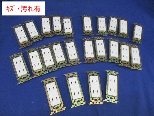 埋込ダブルコンセント(24個入)National WTF1502K