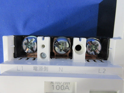 主幹用漏電ブレーカ3P2E100A(単3中性線欠相保護付)(箱違い) BJF3100325