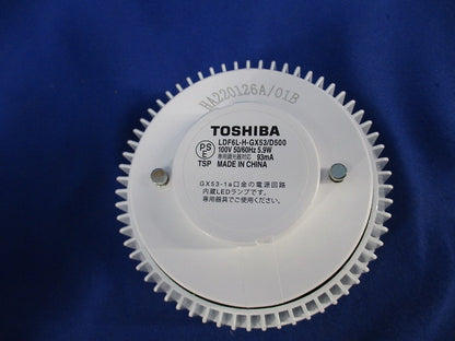 LEDユニット フラット形(電球色) LDF6L-H-GX53/D500