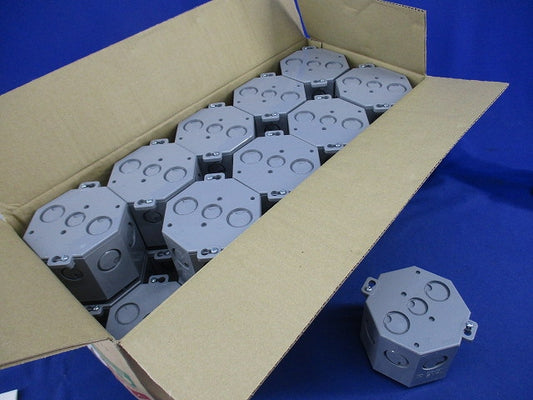 八角コンクリートボックス(20個入) 8CB-82NM