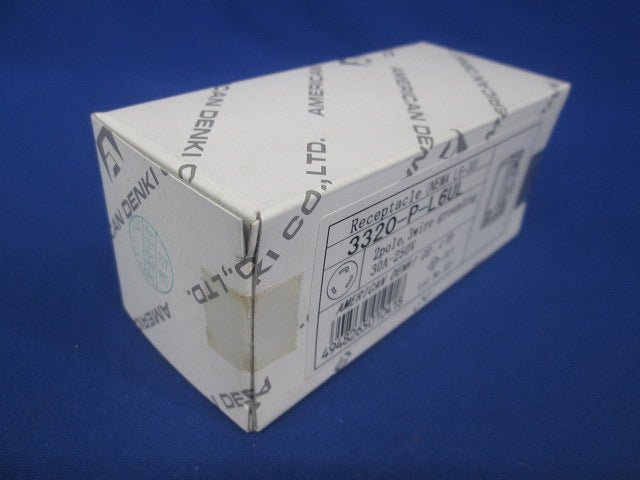 引掛形 パネル用コンセント 3320-P-L6UL