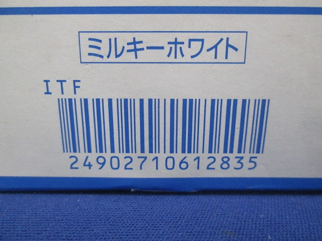 フルカラー モダン電話線プレート 1連 ミルキーホワイト 5個入 WN6081W-05