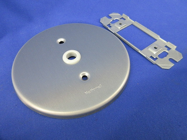 新金属丸型電話線プレート(6枚入)National WN7580
