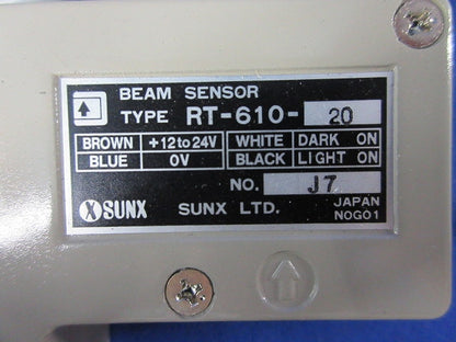 コの字型ビームセンサ RT-610-20