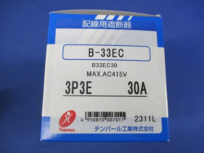 漏電遮断器 3P3E30A B-33EC
