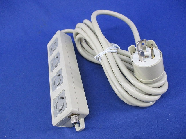接地15A引掛タップ(3m)(グレー) WH2481HP