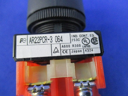 φ22丸形 セレクタスイッチ(3ノッチ) AR22PCR-3064
