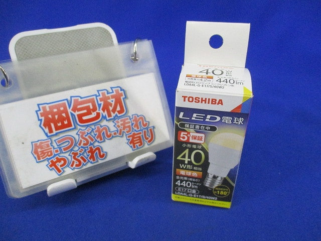 LED電球 ミニクリプトン形E17(電球色) LDA4L-G-E17/S/40W2