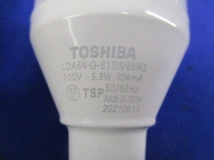LED電球E17 LDA6N-G-E17/S/60W2