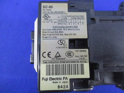 標準形電磁開閉器 SC-05