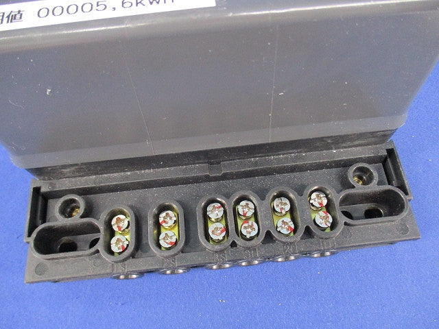 普通電力量計 交流三相3線式 200V60A50Hz(ジャンク品) A7EA-R