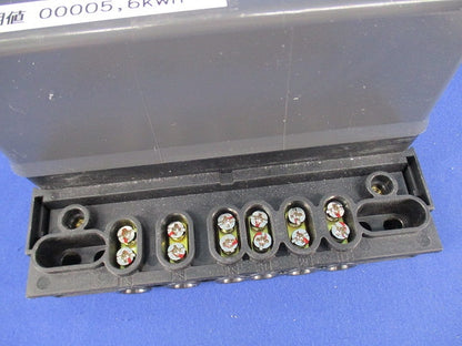 普通電力量計 交流三相3線式 200V60A50Hz(ジャンク品) A7EA-R