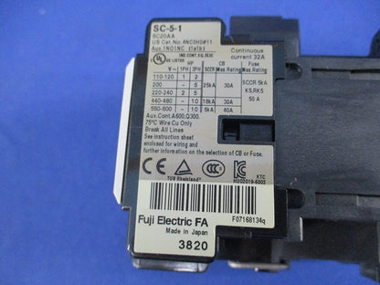 電磁接触器200V SC-5-1