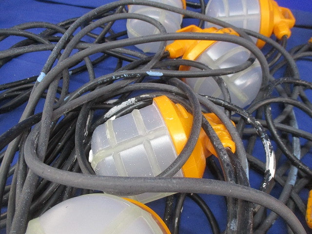 LEDストロングランプ(10球付)(ランプ間3m)(点灯確認済)(ジャンク品) GKSL1010GCR